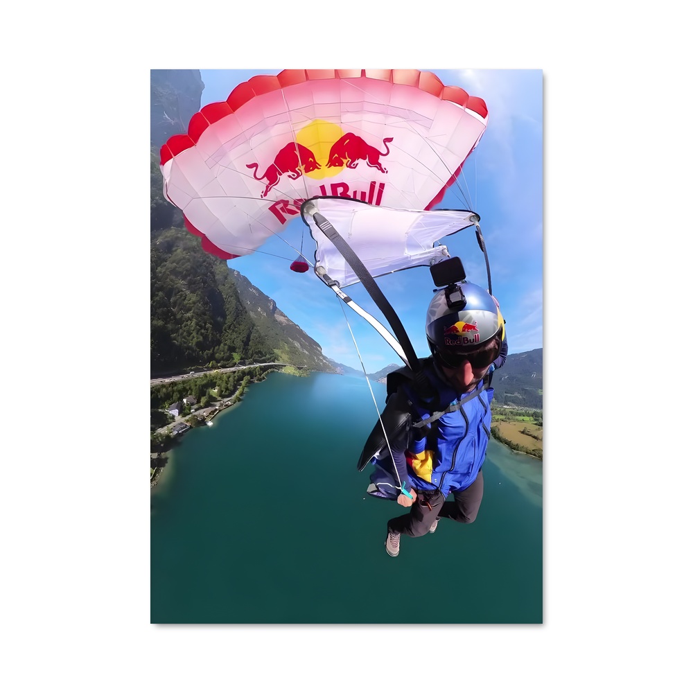 Poster Red bull survoler